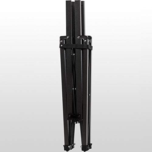 Heavy-Duty Roll-Top Table for Camping (Large) - Portable Aluminum-Top Folding Table with Steel Frame by Caddis Sports