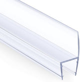 AmazerBath 5 PCS Shower Door Side Seal Strip -15.75 Inches x 5, 5 Sections Segmented Shower Installation Kit, Frameless Glass Door Seal Strip - Suitable for 1/2 Inch Glass