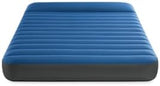 Intex 60412E TruAire Luxury Camping Mattress: Fiber-Tech – Puncture-Resistant Laminate – QuickFill USB Air Pump – 600lb Weight Capacity – Full Size, Blue
