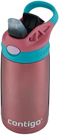 Contigo Kids Straw Stainless Steel Water Bottle with AUTOSPOUT Lid 13oz Punch