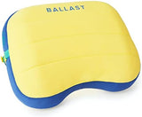 Ballast Beach Pillow – Comfy, Durable & Compact, Stays Put on Windy Beaches with Patented Sand Pouch, Inflatable Pillow for Beaches, Pools, Camping, Festivals and Travel (Sunshine Yellow)