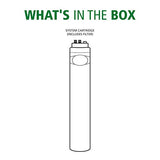 AO Smith Advanced Direct Connect Under Sink Replacement Filter for AO-MF-ADV System - Claryum Filtration Reduces Up To 99% of 78 Harmful Contaminants - AO-MF-ADV-R