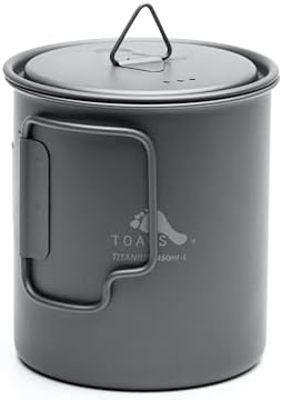 TOAKS LIGHT Titanium 450ml Cup with Lid (ultralight version)