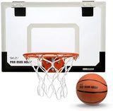 SKLZ Pro Mini Indoor Basketball Hoop - Over The Door – Portable - Great for Home, Dorms, Offices, and Gifts