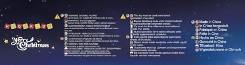 3 Style Christmas Gingerbread House Building Set with Lights - 2025 Christmas Castle Village Building Block Toy with Santa Claus Xmas Tree Train Gifts for Adults Kids Girls Boys Ages 6+ (1477PCS)