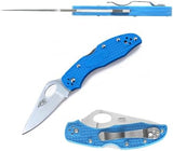 Firebird GANZO F759M Pocket Folding Knife 440C Stainless Steel Blade Nylon Glass Fiber Anti-Slip Handle with Clip Fishing Camping EDC Knife (Blue)