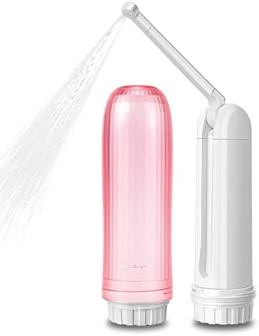 Portable Bidet - Mini Foldable Handheld Personal Travel Bidet with 2 Pressure Options Electric Sprayer Toilet for Personal Hygiene Cleaning/Soothing Postpartum Care/Perineal & Hemmoroid Treatment
