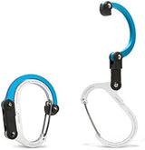 GEAR AID HEROCLIP 360° Swivel Carabiner Gear Clip and Hook (Medium) for Camping, Backpack, Suitcases and Garage Organization