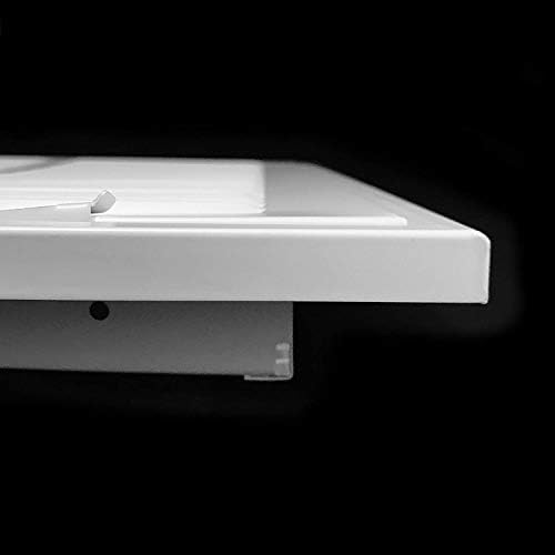 Fits 20x20 Duct Opening | Steel Return Air Filter Grille by Handua [Removable Door] for 1-inch Filters | Vent Cover Grill | White | HVAC Cold Air Intake Grille | Out Dim: 22 5/8"W X 22 5/8"H