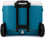 Coleman Chiller Series 60qt Wheeled Portable Cooler Insulated Hard Cooler with Ice Retention & Heavy-Duty Wheels & Handle Great for Camping Tailgating Beach Picnic Groceries Boating & More