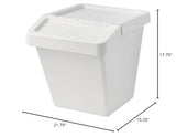 IKEA Sortera Recycling Bin with Lid White 702.558.99 Size 16 Gallon