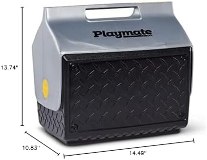 Igloo The Boss Playmate Cooler, Black/Grey, 14 Qt