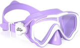 Seago Kids Swim Goggles Snorkel Diving Mask for Youth(5-15), Anti-Fog 180° Clear View