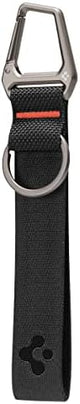 Spigen Life Carabiner Lanyard Keychain Strap for Keys ID Badge Wallet Holder and Everyday Carry Items Wrist Keychain Ring Carabiner - Black