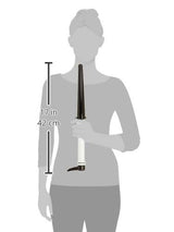 HOT TOOLS Professional Nano Ceramic Extra Long Tapered Curling Iron for Shiny Curls, 3/4 to 1 1/4 Inches