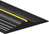 Papillon Garage Door Bottom Seal Strip, Weatherproof EPDM Rubber Threshold, Fits All Standard Doors, Easy for DIY Homeowners, No Adhesive (12Ft, Black)