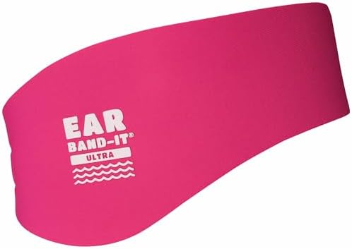 Earvolution Ear Band-It Ultra Swimming Headband for Kids and Adults - Invented by Ear, Nose, and Throat Physician - Custom Anti-Slip Grip Neoprene Maximizes Protection, 12 Color Options, 3 Sizes