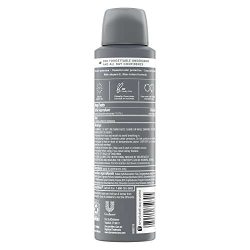 Dove Men+Care Antiperspirant Deodorant Clean Comfort, Pack of 12, Dry Spray For Men 72-hour Sweat and Odor Protection with Triple Defense Technology 3.8 oz