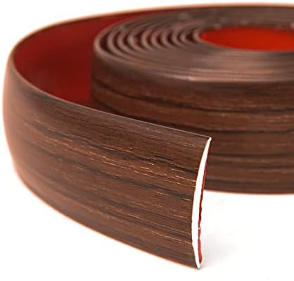 Art3d 10 FT Self Adhesive Vinyl Floor Transition Strip, Laminate Floor Strip Floor Flat Divider Strip for Joining Floor Gaps,Carpet Threshold Transition,Floor Tiles（1.57in, Cherry）