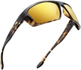 KastKing Huzzah Polarized Sport Sunglasses for Men and Women, Ideal for Driving Fishing Cycling and Running,UV Protection