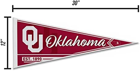 Rico Industries NCAA Classic 12" x 30" Felt Wall Décor Pennant - Great for Home/Bed Room/Man Cave Décor