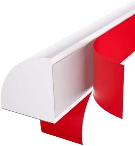 Flexible Quarter Round Molding, Mini Peel and Stick Rubber Trim Molding(59Inch)