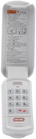 Genie Garage Door Opener Wireless Keyless Keypad - Safe & Secure Access - Compatible with All Genie Intellicode Garage Door Openers - Easy Entry into the Garage With a PIN - Model GK-R, White