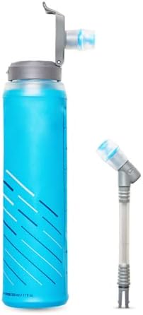 HydraPak UltraFlask Speed (500ml or 600ml) - Collapsible Soft Flask Water Bottle for Hydration Vests and Running Packs with Easy Open Cap