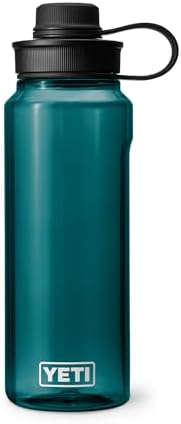 YETI Yonder Water Bottle with Yonder Tether Cap, Lightweight, Leakproof and BPA-Free