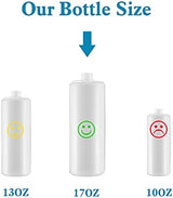 Built in Soap Dispenser for Kitchen Sink, Brushed Nickel Stainless Steel Countertop Pump Head (Plastic Built-in), Dish Soap Hand Lotion Dispenser with Refillable 17OZ Bottle