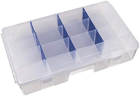 Flambeau Outdoors 7004R Tuff Tainer, Fishing Tackle Tray Box, Includes [9] Zerust Dividers, 16 Compartments