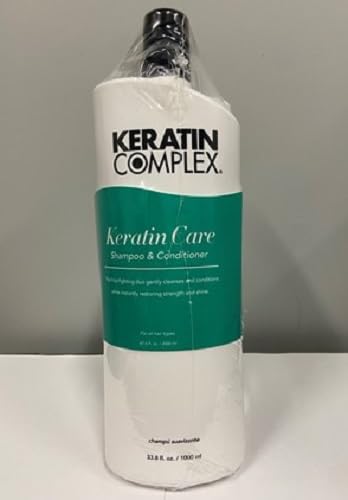 Keratin Complex - Keratin Care Smoothing Shampoo & Conditioner Duo - 33.8 fl oz Each
