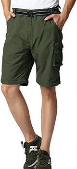 Boy’s Convertible Hiking Pants Lightweight Quick Dry Zip Off Pants for Kids Youth Outdoor UPF 50+ Casual Cargo Trousers