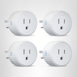 Govee Smart Plug, WiFi Plugs Work with Alexa & Google Assistant, Smart Outlet with Timer & Group Controller, WiFi Outlet for Home, No Hub Required, ETL & FCC Certified, 2.4G WiFi Only, 4 Pack