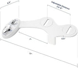 LUXE Bidet NEO 320 - Hot and Cold Water, Self-Cleaning, Dual Nozzle, Non-Electric Bidet Attachment for Toilet Seat, Adjustable Water Pressure, Rear and Feminine Wash, Lever Control (White)