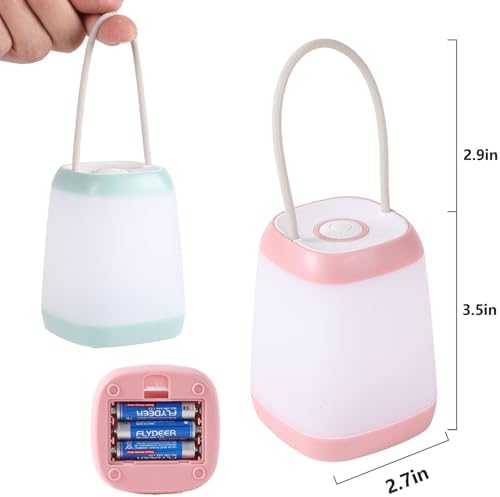 6 Pack LED Camping Light, 3 Modes Battery Powered Night Light for Indoor and Outdoor Emergency Light, Tent Lantern, Camping, Gifts (Includes 18 AAA Batteries)