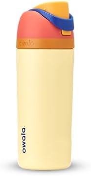 Kids FreeSip Insulated Stainless Steel Water Bottle with Straw, BPA-Free Sports Water Bottle, Great for Travel, 16 oz, Misty Horizon