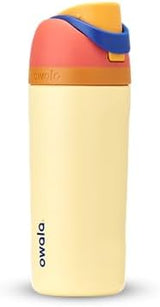 Kids FreeSip Insulated Stainless Steel Water Bottle with Straw, BPA-Free Sports Water Bottle, Great for Travel, 16 oz, Misty Horizon