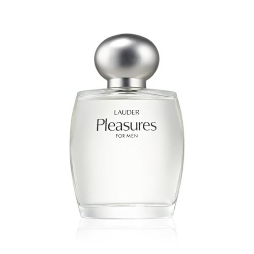 Estée Lauder Pleasures for Men Cologne Spray with Notes of Sandalwood, Citrus & Nectarine, 3.4 Fl Oz