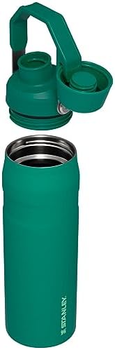 Stanley IceFlow Fast Flow Water Bottle | Angled Spout Lid | Lightweight & Leakproof for Travel & Sports | Insulated Stainless Steel | BPA-Free