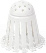 TubShroom Toss 21pk Disposable Bath Tub Drain Strainers - Hair Catcher Snare for Shower Bathtub to Prevent Clogged Drains, Traps Human and Pet Hair, One Year Supply (White)