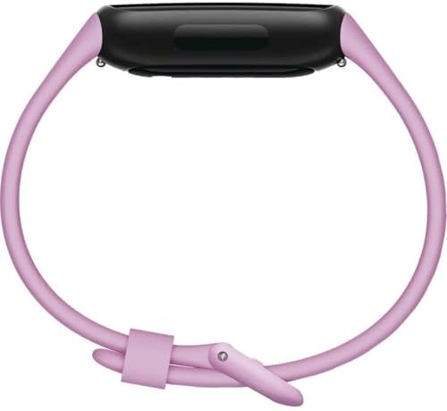 Fitbit Inspire 3 Health &-Fitness-Tracker with Stress Management, Workout Intensity, Sleep Tracking, 24/7 Heart Rate and more, Lilac Bliss/Black, One Size (S & L Bands Included)
