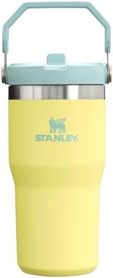 Stanley IceFlow Flip Straw Tumbler with Handle 20 oz | Twist On Lid and Flip Up Straw | Leak Resistant Water Bottle | Insulated Stainless Steel |BPA-Free | Pomelo