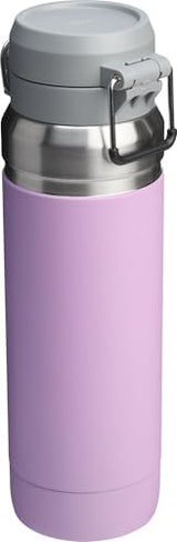 Stanley Quick Flip GO Water Bottle 36 oz | Push Button Lid | Leakproof and Packable for Travel and Sports | Insulated Stainless Steel | BPA-Free | Lilac