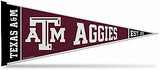 Rico Industries NCAA Exclusive 12" x 30" Felt Wall Décor Pennant - Great for Home/Bed Room/Man Cave Décor