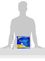 Stayfree Maxi Regular Pads for Women, Wingless, Reliable Protection and Absorbency of Feminine Periods, Scented, White, 66 count