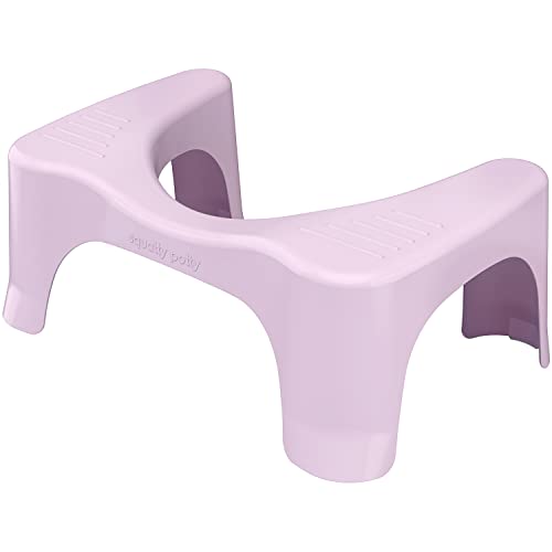 Squatty Potty The Original Bathroom Toilet Stool Curve Lightweight with Sleek and Modern Design, Pink, 7"
