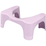Squatty Potty The Original Bathroom Toilet Stool Curve Lightweight with Sleek and Modern Design, Pink, 7"