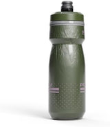 CamelBak Podium Chill Insulated 21oz Bike Water Bottle - Easy Squeeze Bottle - Fits Most Bike Cages, Deep Fern