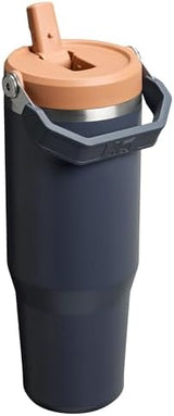 Stanley IceFlow 2.0 Flip Straw Tumbler with Handle 30 oz | Twist On Lid and Flip Up Straw | Leak Resistant Water Bottle | Insulated Stainless Steel | BPA-Free | Twilight